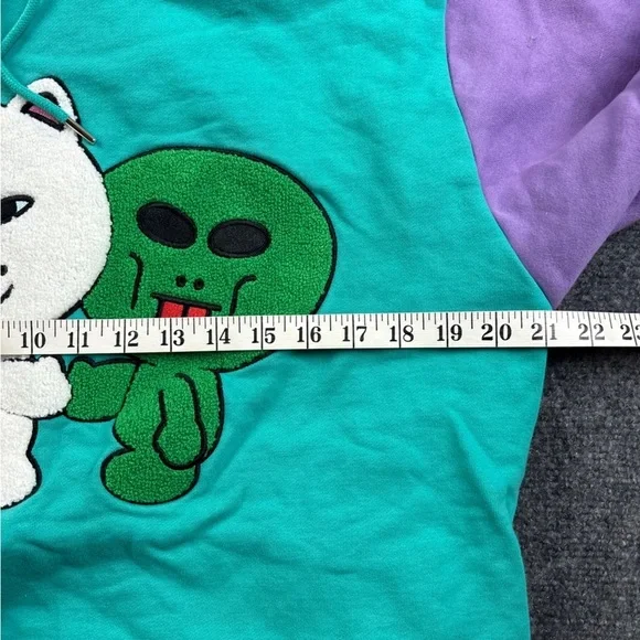 RIPNDIP Men’s Buddy System Color Block Hoodie size: Small - Picture 7 of 10